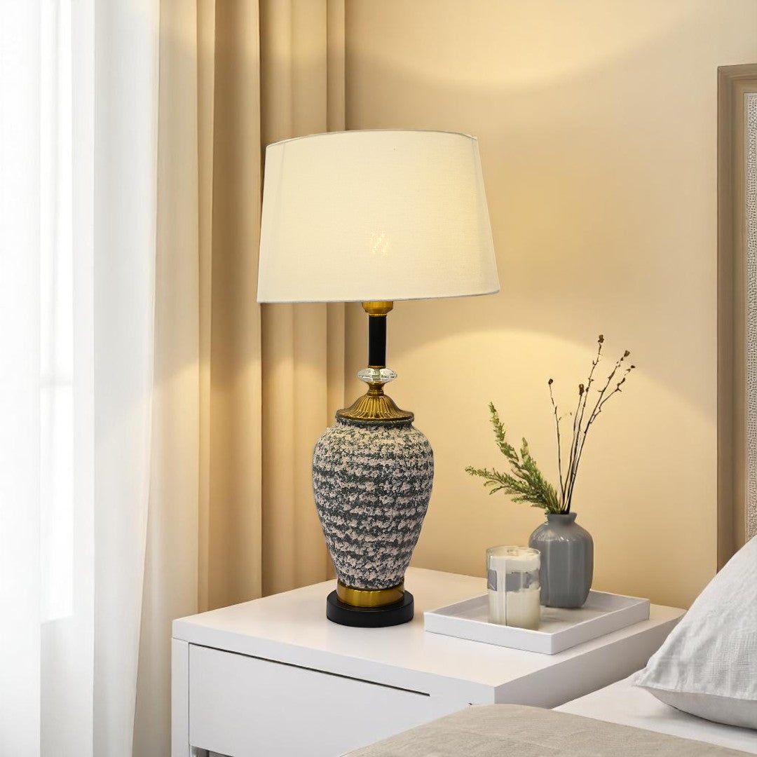 Novara Porcelain Side Table Lamp
